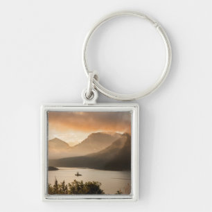 VS, Montana, Glacier National Park. Zonsopgang Sleutelhanger