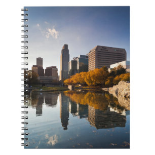 VS, Nebraska, Omaha, Gene Leahy Mall, Skyline Notitieboek