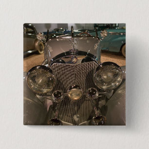 VS, Nevada_Reno: National Automobile Museum 2 Vierkante Button 5,1 Cm