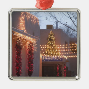 VS, New Mexico, Santa Fe: Canyon Road Gallery Metalen Ornament