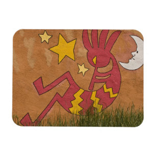 VS, New Mexico, Santa Fe. Muurmuurschildering van  Magneet