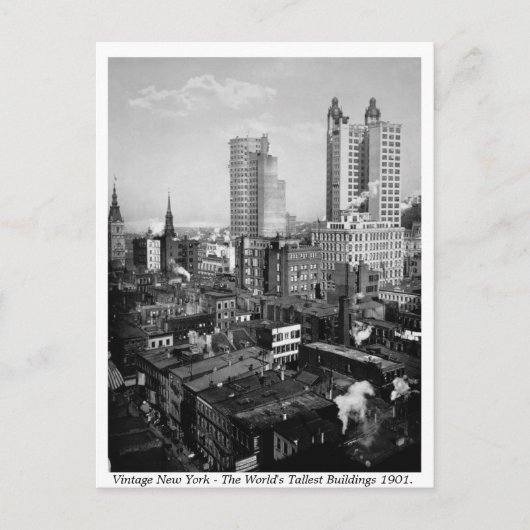 VS, New York City 1901 Briefkaart (Voorkant)