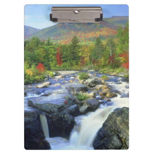 VS, New York. Een waterval in de Adirondack Klembord (Voorkant)