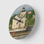 VS, New York, Kingston, Hudson River. Rondout Ronde Klok (Hoek)