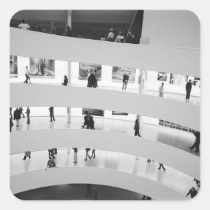 VS, New York, New York City: De Guggenheim 5 Vierkante Sticker
