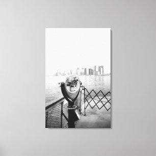 VS, NEW YORK: New York City Scenic Viewer Canvas Afdruk