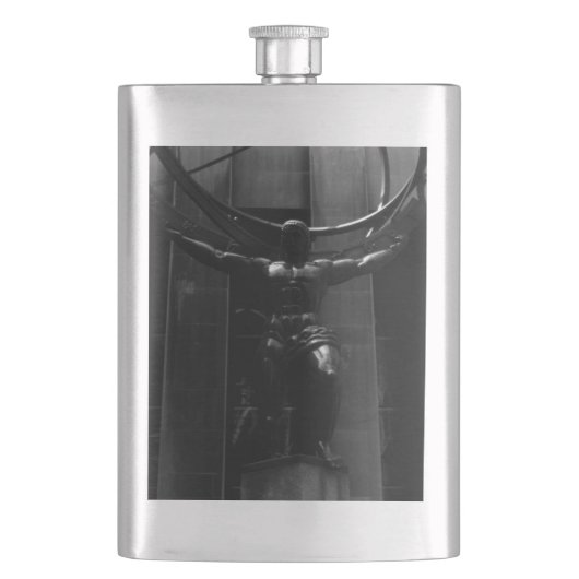  VS New York rockefeller Atlas beeld Flacon (Voorkant)