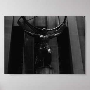VS New York rockefeller Atlas beeld Poster