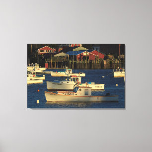 VS, Noord-Amerika, Maine, Bernard, Vissen Canvas Afdruk