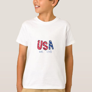 VS opgericht 1776 Amerika 250ste verjaardag T-shirt