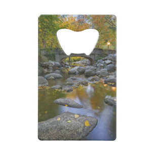 VS, Oregon, Ashland, Lithia Park. Herfst Kredietkaart Flessenopener