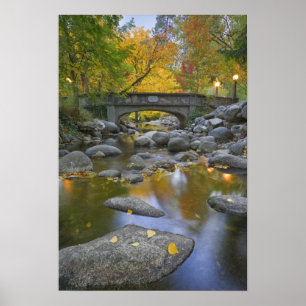VS, Oregon, Ashland, Lithia Park. Herfst Poster