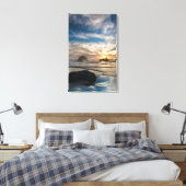 VS, Oregon, Bandon Beach. Face Rock Canvas Afdruk (Insitu (Slaapkamer))