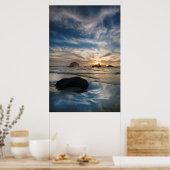 VS, Oregon, Bandon Beach. Face Rock Poster (Keuken)