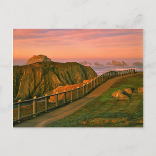 VS, Oregon, Bandon. Rots bekeken vanuit Trail Briefkaart