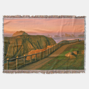 VS, Oregon, Bandon. Rotsen bekeken vanuit Trail Deken
