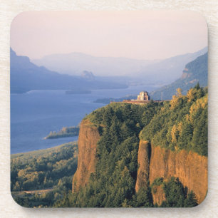 VS, Oregon, Columbia River. Zonsondergang bij Crow Onderzetter