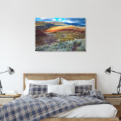 VS, Oregon. Landschap van de geverfde heuvels Canvas Afdruk (Insitu (Slaapkamer))