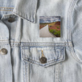 VS, Oregon, Mitchell, Pathway between Painted Vierkante Button 5,1 Cm (In situ)