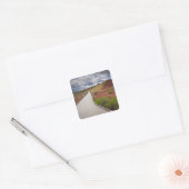 VS, Oregon, Mitchell, Pathway between Painted Vierkante Sticker (Envelop)