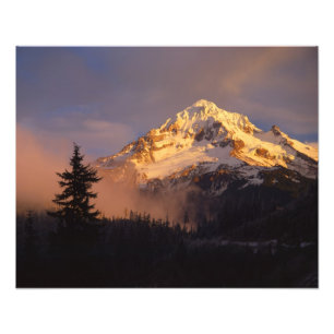 VS, Oregon, Mt. Hood National Forest. Rollend Foto Afdruk
