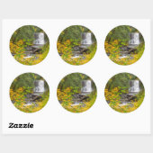 VS, Oregon, Silver Falls State Park 2 Ronde Sticker (Vel)