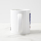 VS overlay op Amerikaanse vlag mugcnt Extra Grote Beker (Achterkant)