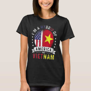 VS-patriot Vietnam-vlag Amerikaanse Vietnamese get T-shirt