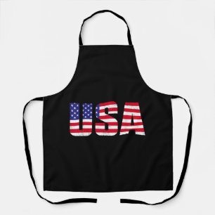 VS Patriottische Amerikaanse Vlag Voor Mannen Vrou Schort