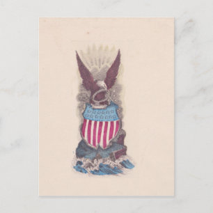 VS patriottische Burgeroorlog tijdperk adelaarska Briefkaart
