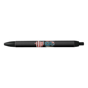 VS Patriottische Verenigde Staten 4 juli Amerikaan Zwarte Inkt Pen