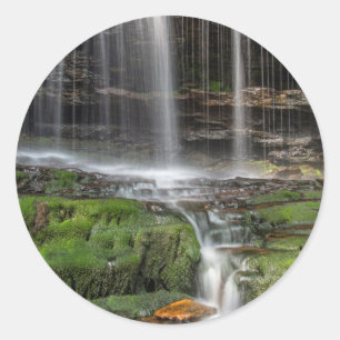 VS, Pennsylvania, Benton. Delicate Waterval Ronde Sticker