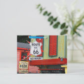 VS Route 66 Briefkaart (Staand voorkant)