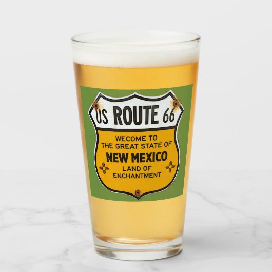 VS Route 66 New Mexico Glas (Voorkant gevuld)