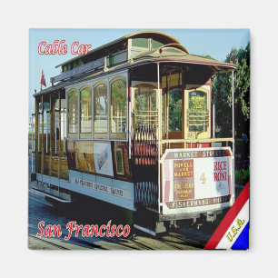 VS - San Francisco - Alamo Square Cable Car Magneet