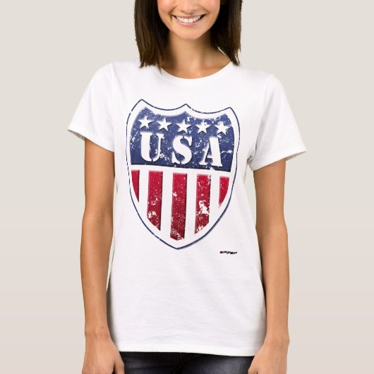 VS-schild - distressed T-shirt (Voorkant)