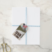 VS Skiën Cadeaulabel (Met Touw)