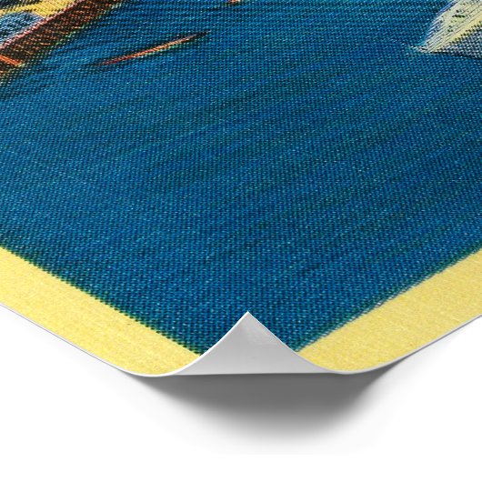 VS-slagschip door Portland Poster (Hoek)