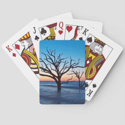 VS, South Carolina, Edisto Island, Botany Bay Speelkaarten (Achterkant)