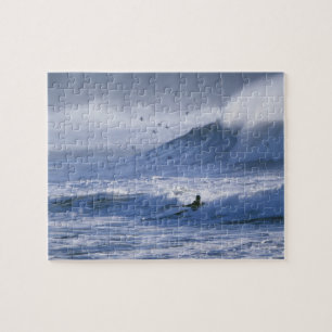 VS, staat Washington, La Push. Man in kajak Legpuzzel