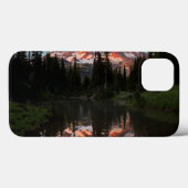 VS, staat Washington. Mt. Rainier Reflected Case-Mate iPhone Case (Achterkant (horizontaal))