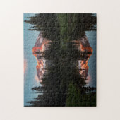 VS, staat Washington. Mt. Rainier Reflected Legpuzzel (Verticaal)