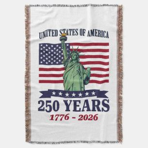 VS Statue of Liberty 250 jaar 1776-2026 Deken