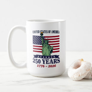 VS Statue of Liberty 250 jaar 1776-2026 Koffiemok