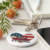 VS Sterke Sleutelhanger (Zijkant)