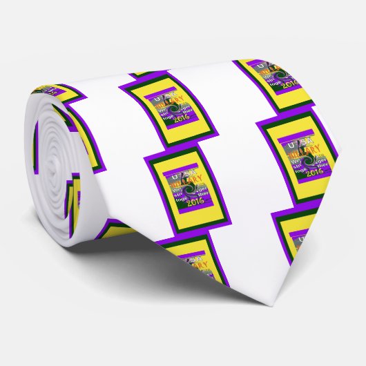  VS sterker samen Abstracte kunst Print Stropdas (Opgerold)