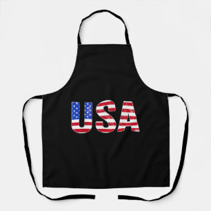 VS T-shirt Patriotische Amerikaanse Vlag Mannen Vr Schort