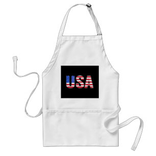 VS T-shirt Patriotische Amerikaanse Vlag Mannen Vr Standaard Schort