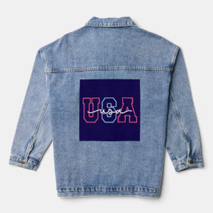 VS Tekst 4 juli ontwerp-62118 Denim Jacket
