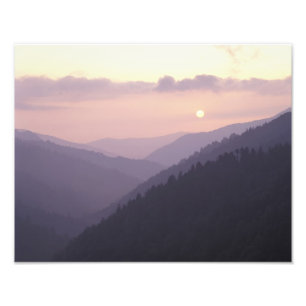 VS, Tennessee. Great Smokey Mountains Foto Afdruk